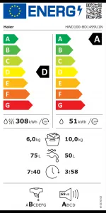 HAIER HWD100BD1499UN/S + BENEFIT