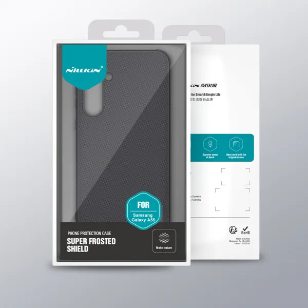 NoName Nillkin Super Frosted PRO Zadní Kryt pro Samsung Galaxy A55 5G Black