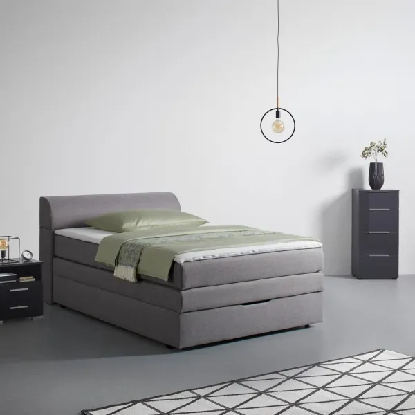 Boxspring posteľ FLEXI s úložným priestorom, 140x200