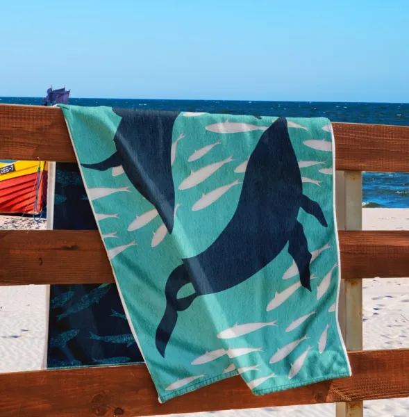DECOKING - Luxusná plážová osuška DOLPHIN
