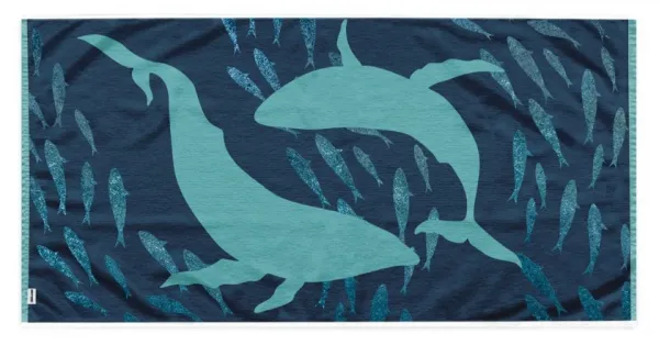 DECOKING - Luxusná plážová osuška DOLPHIN