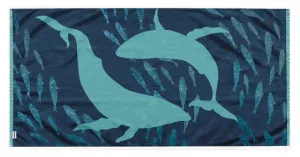 DECOKING - Luxusná plážová osuška DOLPHIN