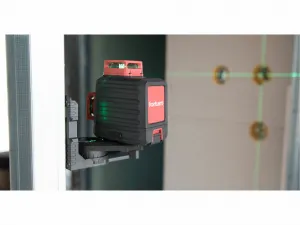 FORTUM 4780214 Laser líniový, krížový samonivelačný, zelený, 2D(1H360+1V360), Li-ion akumulátor