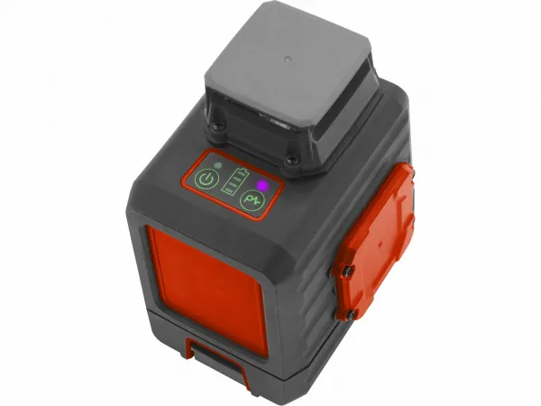 EXTOL PREMIUM 8823307 Laser líniový, krížový samonivelačný, zelený, 1D1V(1H360+1V)