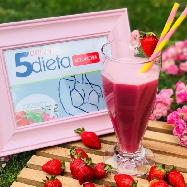 Koktail s jahodovou príchuťou Express Diet, 59 g