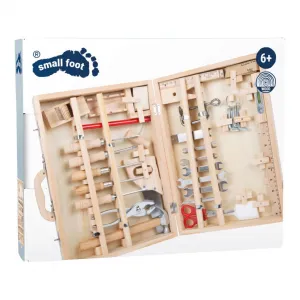 Hračka Small Foot Kufrík drevené náradie Deluxe