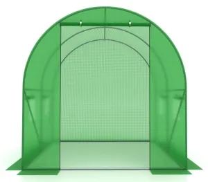 Kryt pre fóliový tunelový záhradný skleník 2x2 m