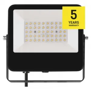 EMOS LED reflektor AVENO čierny, 30W neutrálna biela