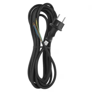 EMOS Flexošnúra guma/neoprén 3× 1 mm2, 5m, čierna