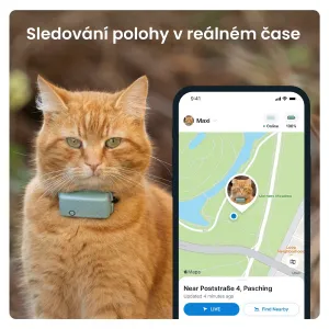 Tractive GPS CAT Mini, Mentolová TRCAT5MT