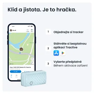 Tractive GPS CAT Mini, Mentolová TRCAT5MT