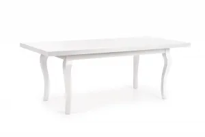 HALMAR Rozkladací jedálenský stôl Mozart 160/240 biely