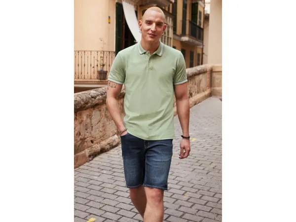 Livergy® Pánske rifľové bermudy