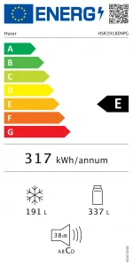 HAIER HSR3918ENPG + BENEFIT