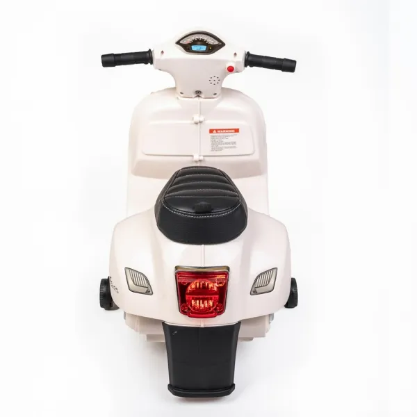 Baby Mix Detská elektrická motorka Vespa, biela