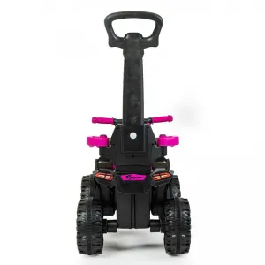 Baby Mix Detské odrážadlo Mega s vodiacou tyčou, modrá