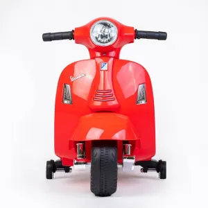 Baby Mix Detská elektrická motorka Vespa, červená