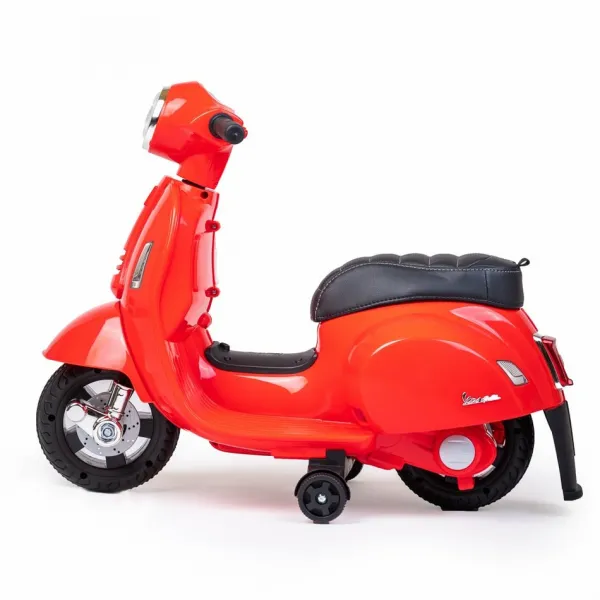 Baby Mix Detská elektrická motorka Vespa, červená