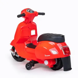 Baby Mix Detská elektrická motorka Vespa, červená