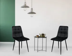 TZB Čalúnená designová stolička ForChair čierna