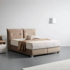 Posteľ boxspring Fog 180x200cm,béžová