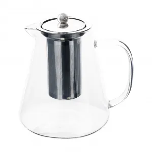 TEMPO-KONDELA KLARY, čajník so sitkom, 1,3 l, sklenený