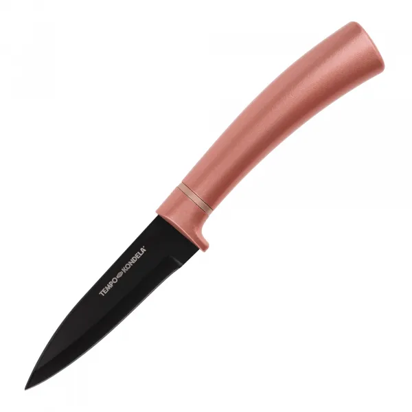 TEMPO-KONDELA-LONAN, sada nožov s magnetickým držiakom, 6 ks, rose gold