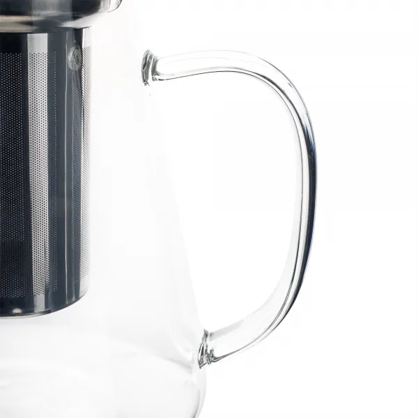 TEMPO-KONDELA KLARY, čajník so sitkom, 1,3 l, sklenený