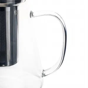 TEMPO-KONDELA KLARY, čajník so sitkom, 1,3 l, sklenený