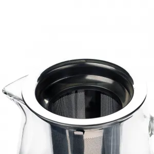 TEMPO-KONDELA KLARY, čajník so sitkom, 1,3 l, sklenený
