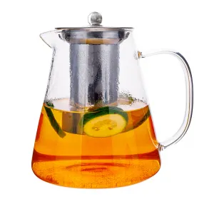 TEMPO-KONDELA KLARY, čajník so sitkom, 1,3 l, sklenený