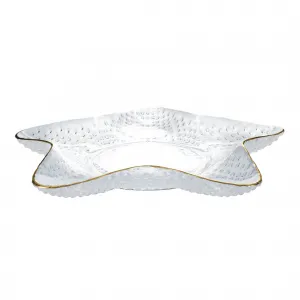 Servírovacie misky, set 4 ks, sklo, PURE SHELLS