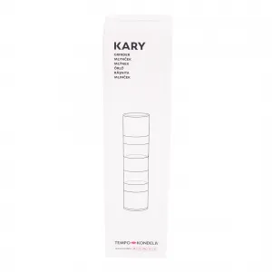 TEMPO-KONDELA KARY, ručný mlynček na soľ a korenie, obojstranný, 19,5 cm
