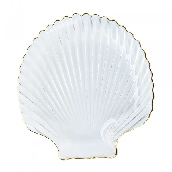 Servírovacie misky, set 4 ks, sklo, PURE SHELLS