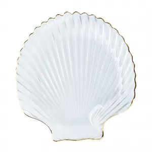 Servírovacie misky, set 4 ks, sklo, PURE SHELLS