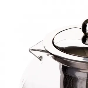 TEMPO-KONDELA KREMY, čajník so sitkom, 0,95 l, sklenený