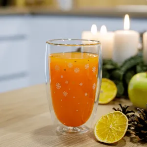 TEMPO-KONDELA HOTCOLD TYP 33, termo poháre, set 2 ks, s vločkami, 450 ml