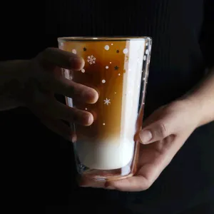 TEMPO-KONDELA HOTCOLD TYP 34, termo poháre, set 2 ks, s vločkami, 400 ml