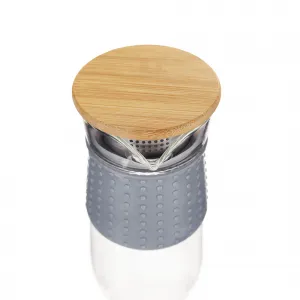 TEMPO-KONDELA GLAZO, karafa na vodu/čaj, 1200 ml, s viečkom a sitkom