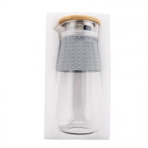TEMPO-KONDELA GLAZO, karafa na vodu/čaj, 1200 ml, s viečkom a sitkom
