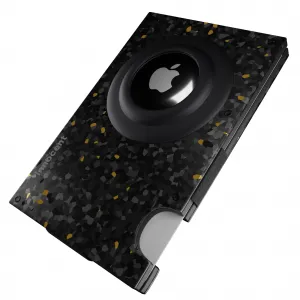 Innocent Smart AirTag Wallet - Forged Carbon Black/Gold