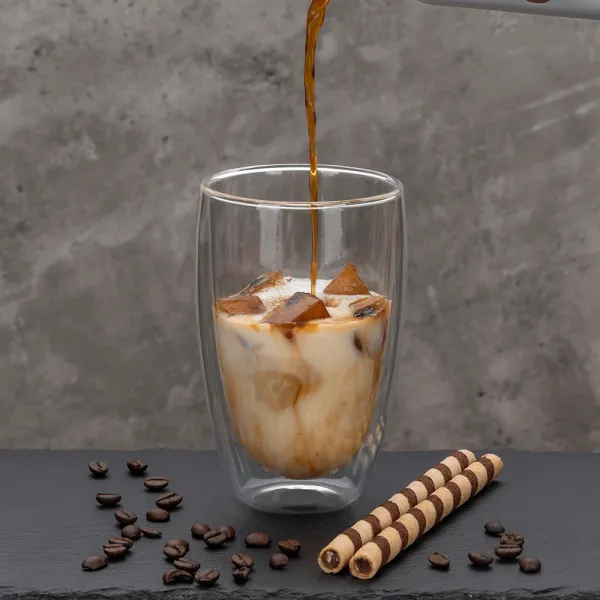 Termo poháre, set 2 ks, na latte, 450 ml, HOTCOOL TYP 2