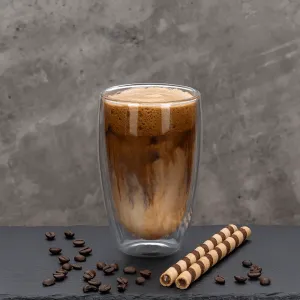 Termo poháre, set 2 ks, na latte, 450 ml, HOTCOOL TYP 2