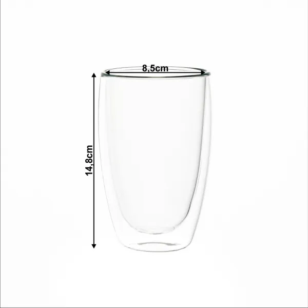 Termo poháre, set 2 ks, na latte, 450 ml, HOTCOOL TYP 2