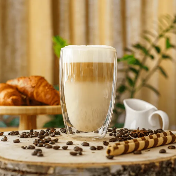 Termo poháre, set 2 ks, na latte, 450 ml, HOTCOOL TYP 2