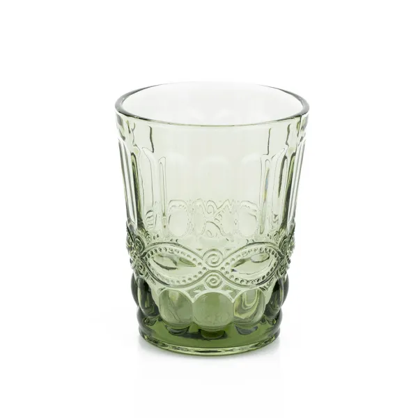 Poháre na vodu, set 4 ks, 240 ml, farebné vintage, SAVOY TYP 2