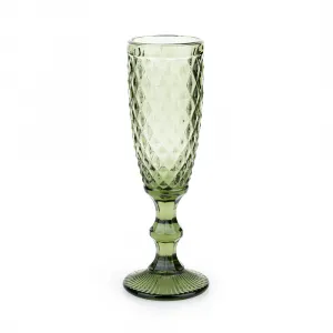 Poháre na na šampanské, set 4 ks, 150 ml, farebné, retro, VERITAS TYP 4