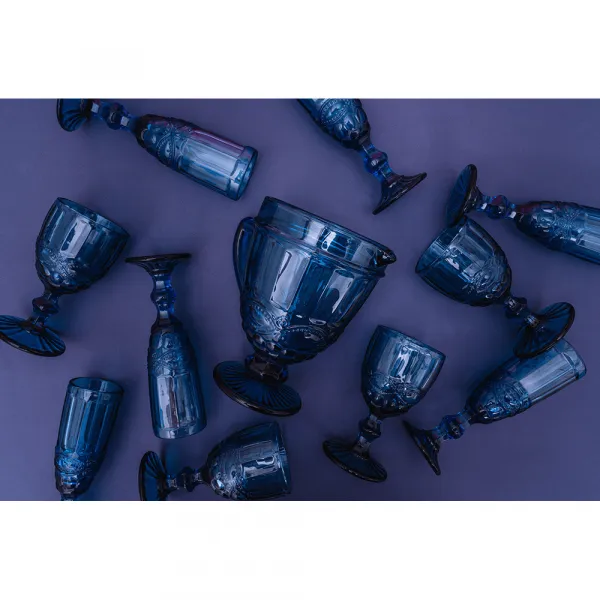 Poháre na šampanské, set 4 ks, 150 ml, farebné vintage, SAVOY TYP 4