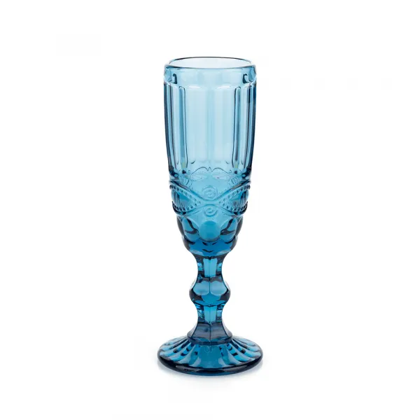 Poháre na šampanské, set 4 ks, 150 ml, farebné vintage, SAVOY TYP 4