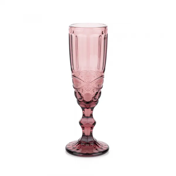 Poháre na šampanské, set 4 ks, 150 ml, farebné vintage, SAVOY TYP 4